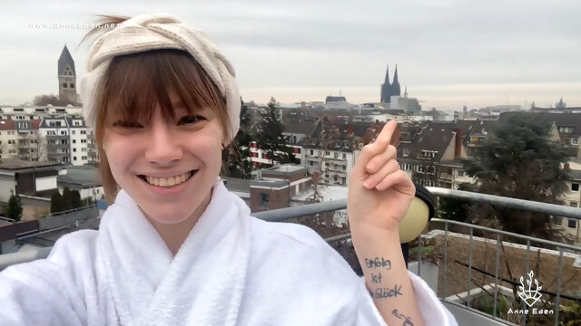 teen (18+) Quick fuck with a view of the cathedral! pov amateur